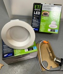 4 in. Adjustable CCT Integrated LED Recessed Light Trim w/ Night Light 625 Lumen