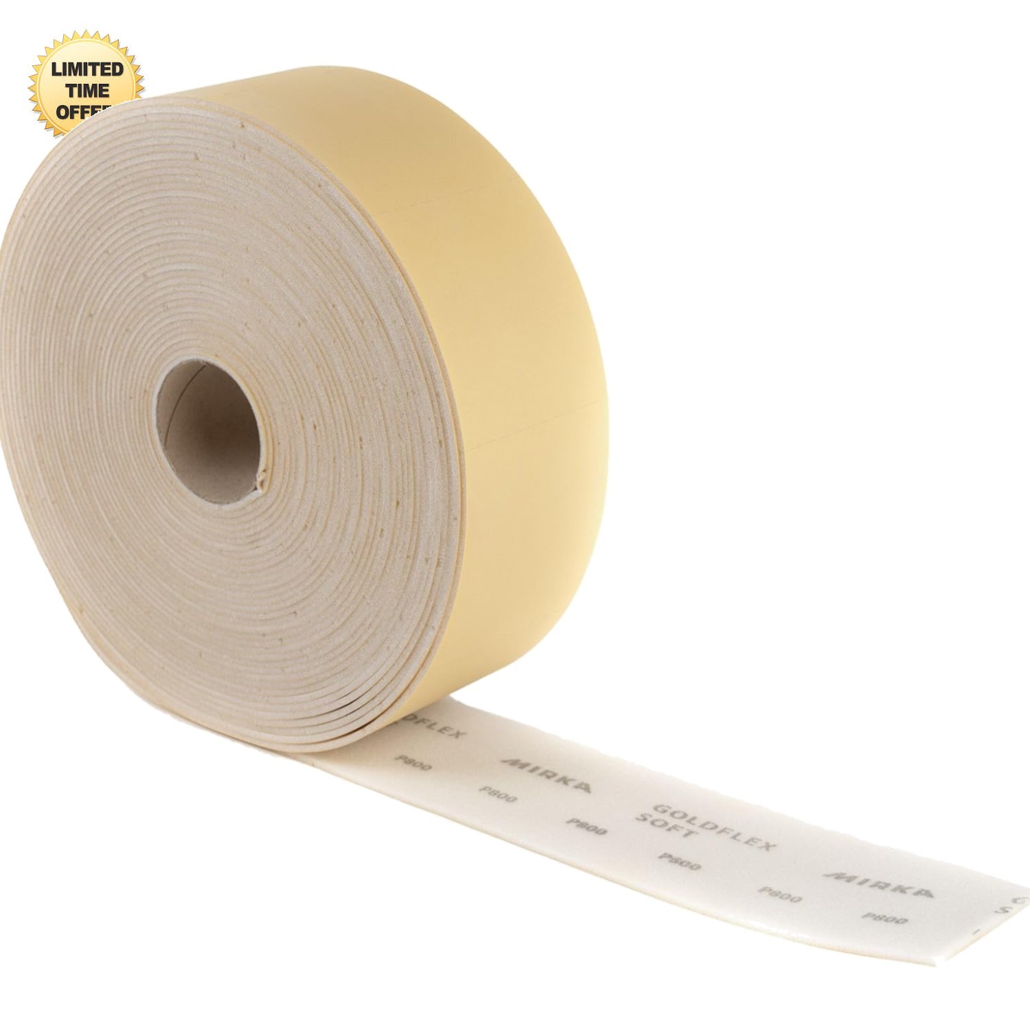 Goldflex Soft Hand Sanding Sheets 4.5x5 Inch Grit 150 200 Sheets Roll gallery