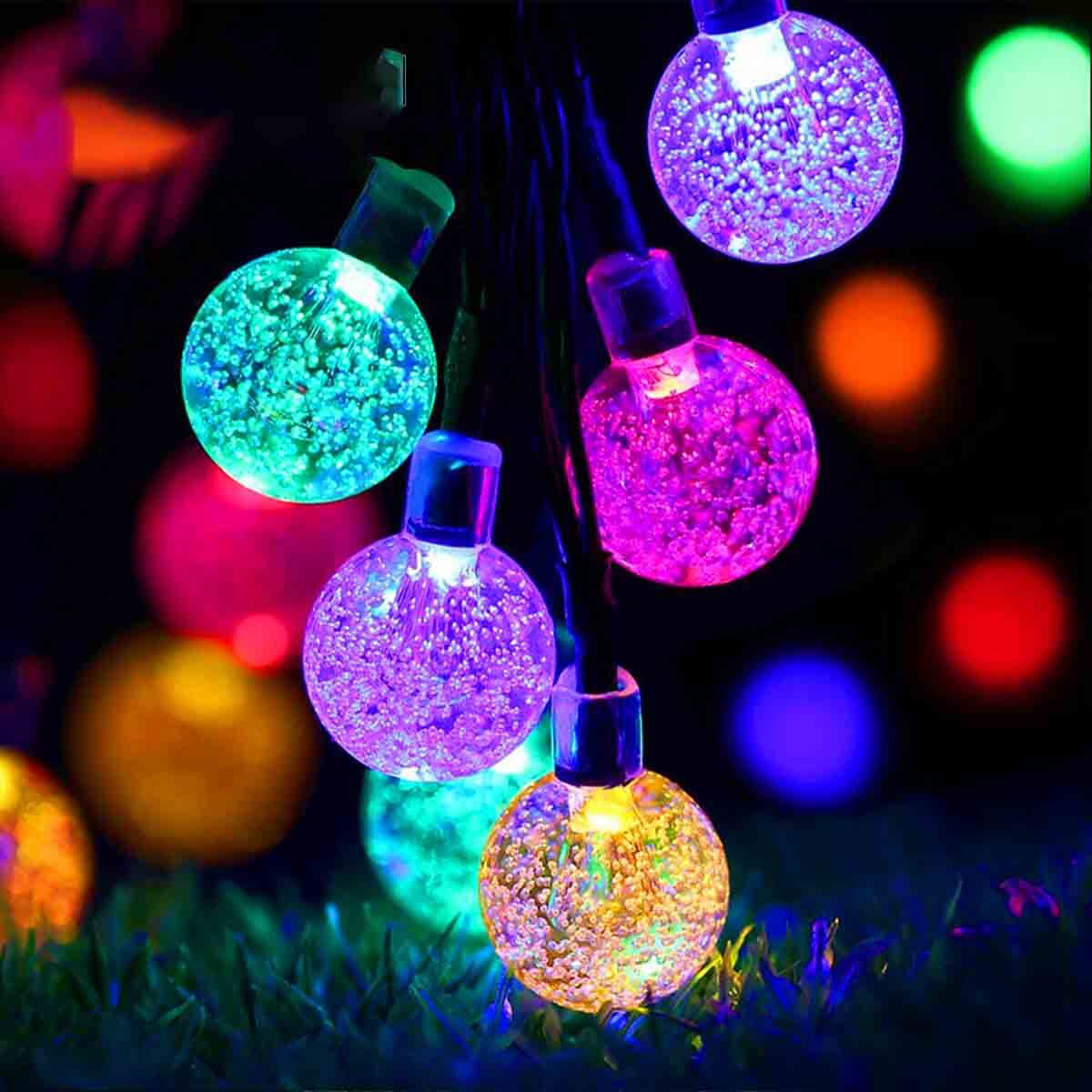 23Ft 50 LED Outdoor Solar Powered String Lights for Patio Yard Porch Party Decor gallery