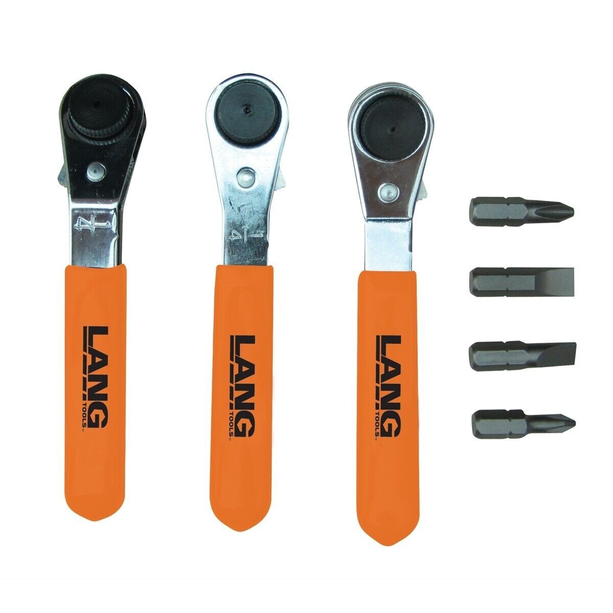 Lang Tools 5278 Ratcheting Screwdriver Bit Wrench Set, 7 Pieces gallery