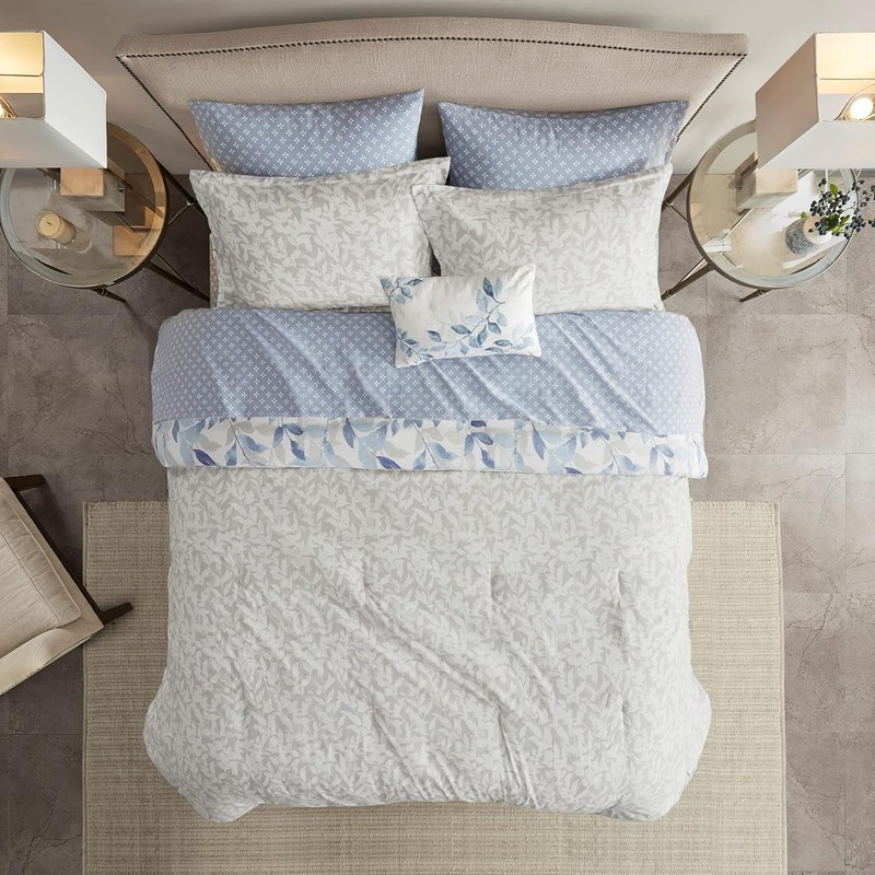Essentials Cozy Bed in a Bag Reversible Comforter W/ Complete Sheet Set Modern gallery