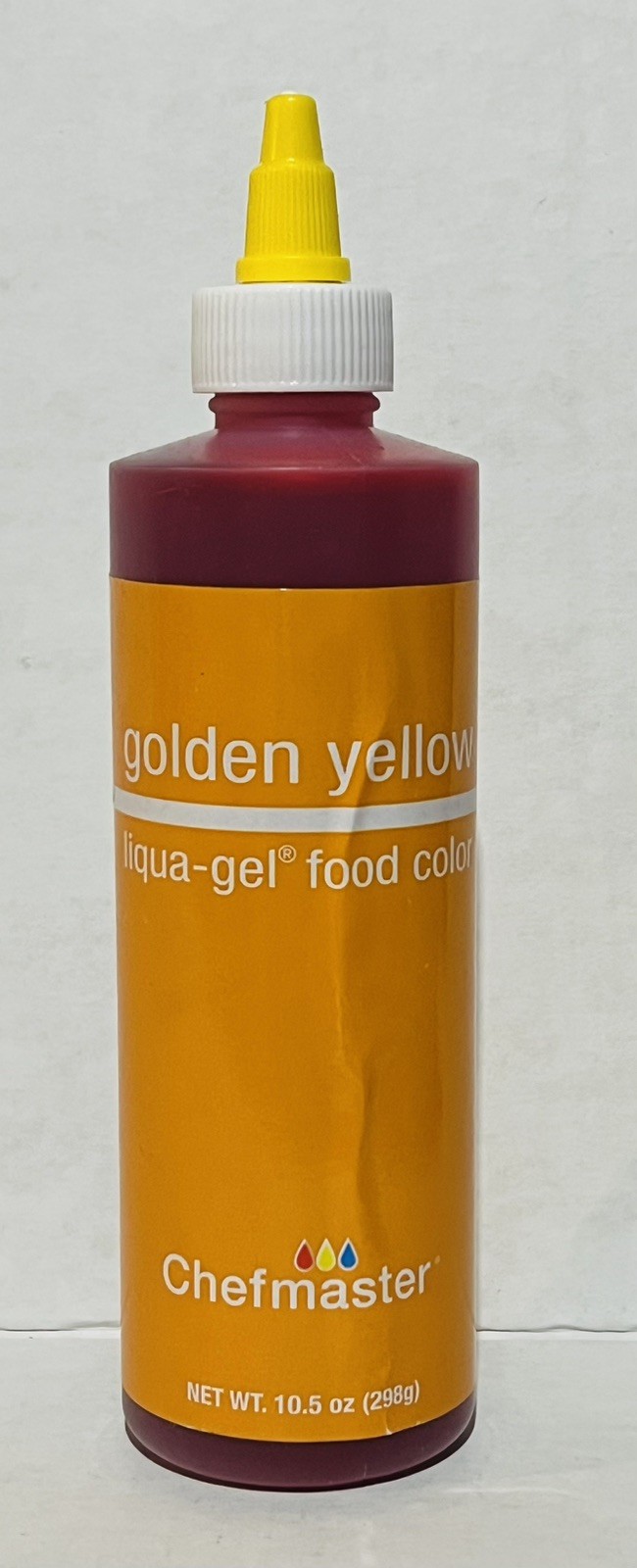 Chefmaster 10.5oz Golden Yellow Liqua-Gel Cake Food Coloring 3/28 U50A gallery