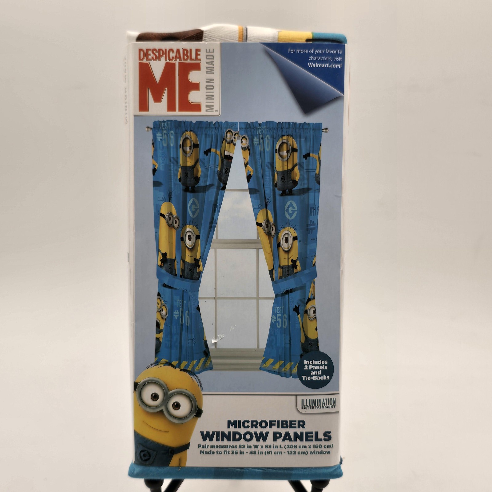 Despicable Me Minions Microfiber Window Panels Franco Blue Kids Curtains 63in gallery