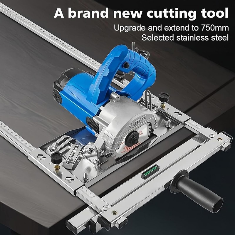 Cutting Machine Edge Guide Positioner 12.6 Inch Adjustable Circular Saw Guide US gallery