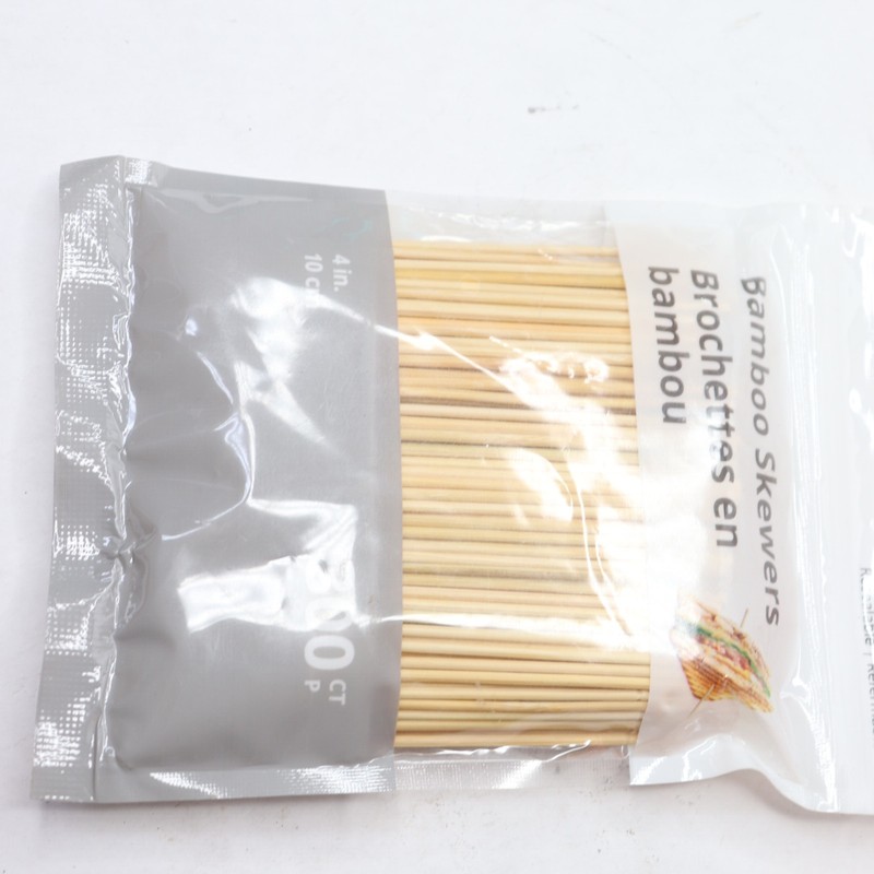 (300-Pk) Culinary Elements Appetizer Bamboo Skewers 4" 16838 gallery