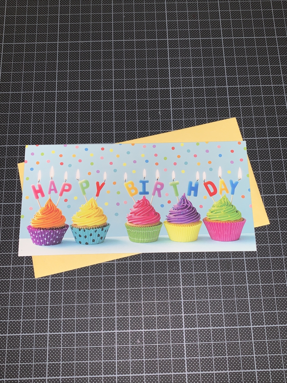 Hallmark Money/Gift Card Holder Birthday Card: Cupcakes Candles Wishes Come True gallery