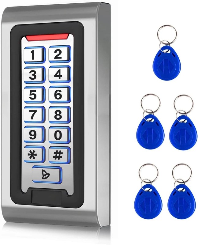 User-Friendly Weatherproof Access Control Keypad - 2000 Users & Bright Backlight gallery