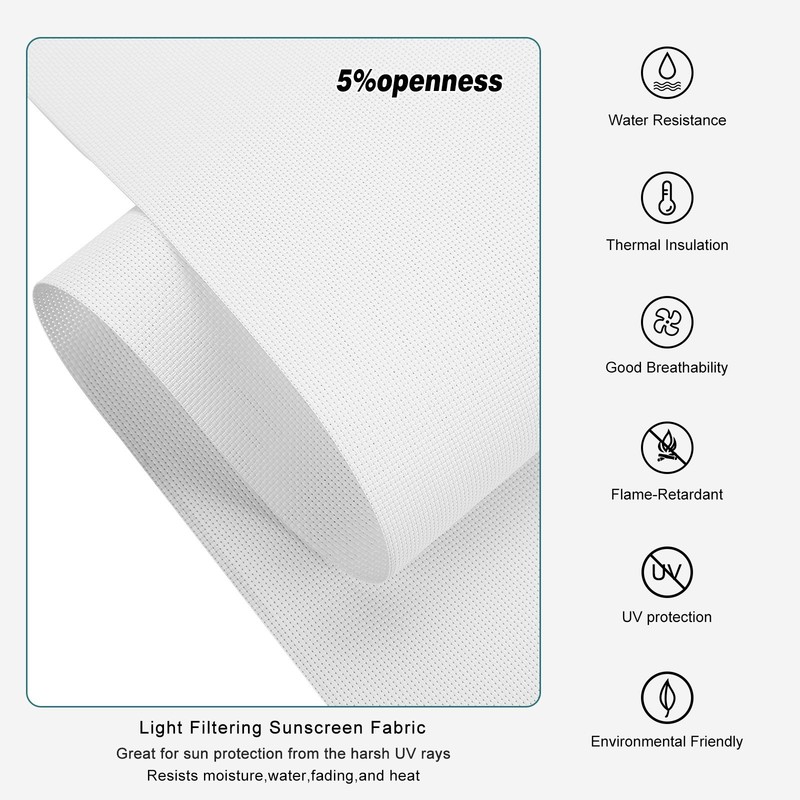 Changshade CUSTOM Window Blinds Roller Shades Easy Installation-Light Filtering gallery
