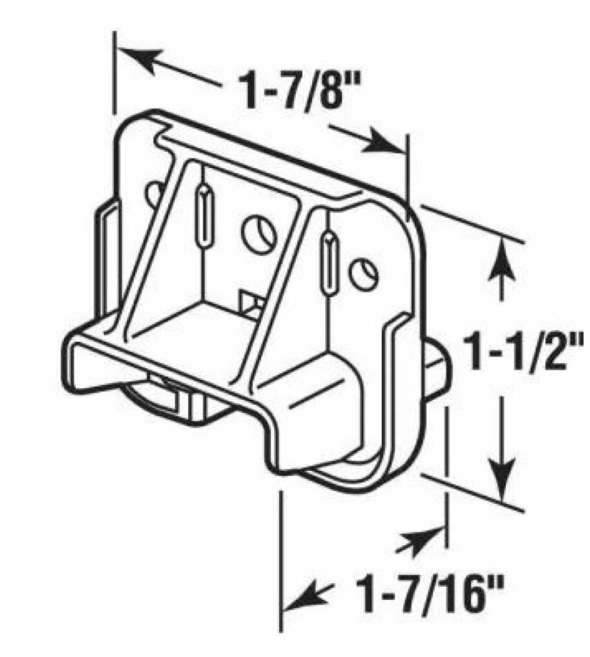 6x Kenlin Rite-Trak I Drawer Guide Glide & Stop w/ Screws - Next Day Shipping! gallery
