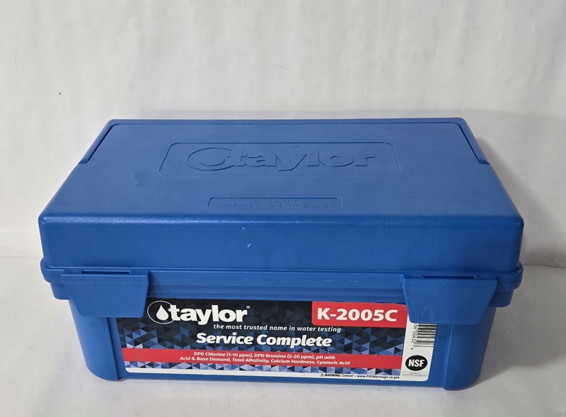 TAYLOR Complete High Range Pool Water Test Kit with Reagents gallery