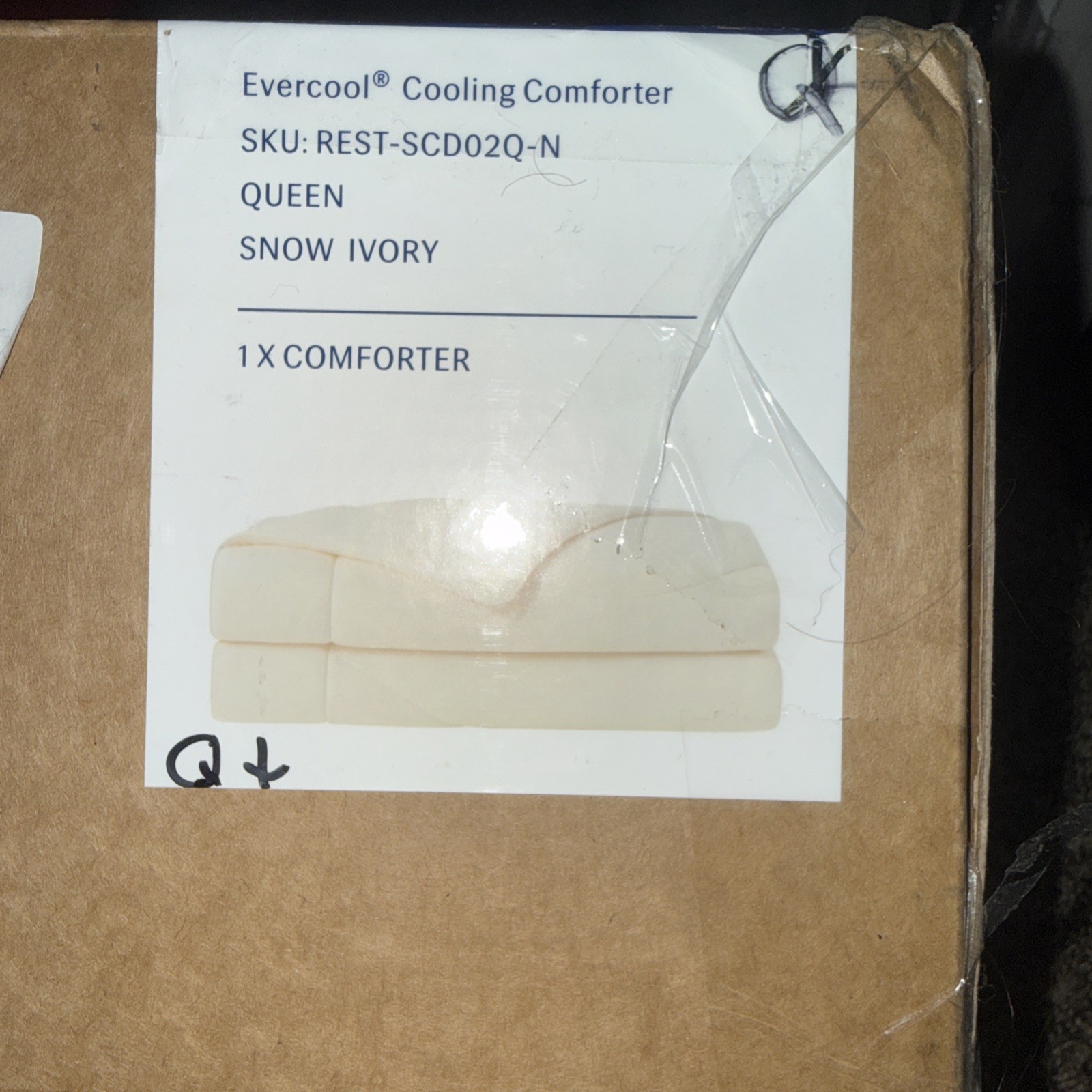 REST® Evercool® Cooling Comforter, Snow Ivory - Full/Queen 90"x90" Award Winner gallery