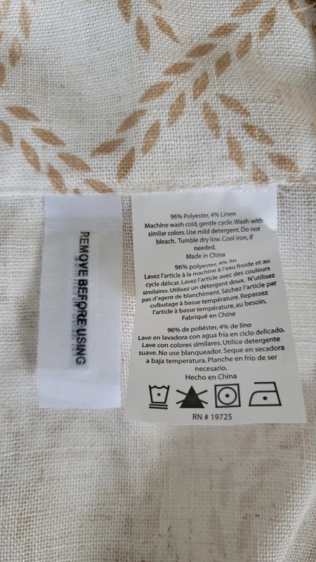 Pottery Barn Polyester Linen Blend Curtain Panels Set 50x84 Wheet Cream gallery