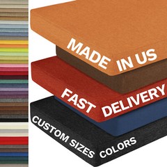 Colourtree Custom Size 4″ Thick Bench Cushion Window Seat Cushion Indoor Outdoor