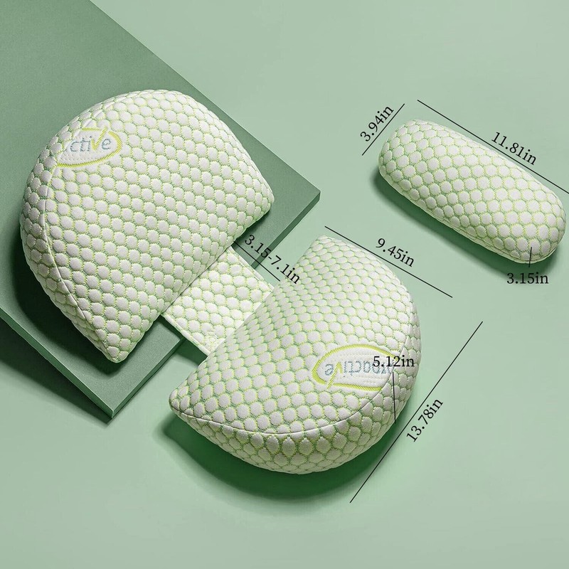 Pregnancy Support Pillow Adjustable & Detachable Support Back, Legs, Belly & Hip gallery