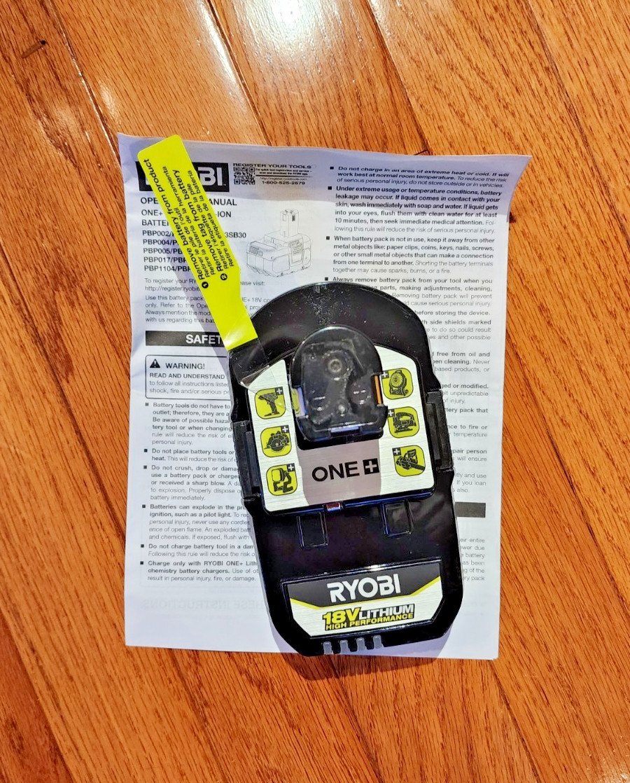 Ryobi PBP003 , 18 V One + Lithium Battery , 2 AH gallery
