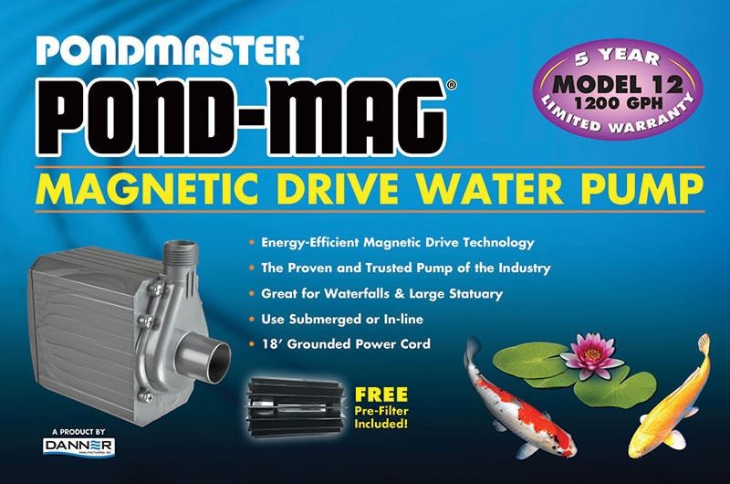 Pondmaster 1200 GPH Pond Pump With 10 ft. Cord 02712 gallery