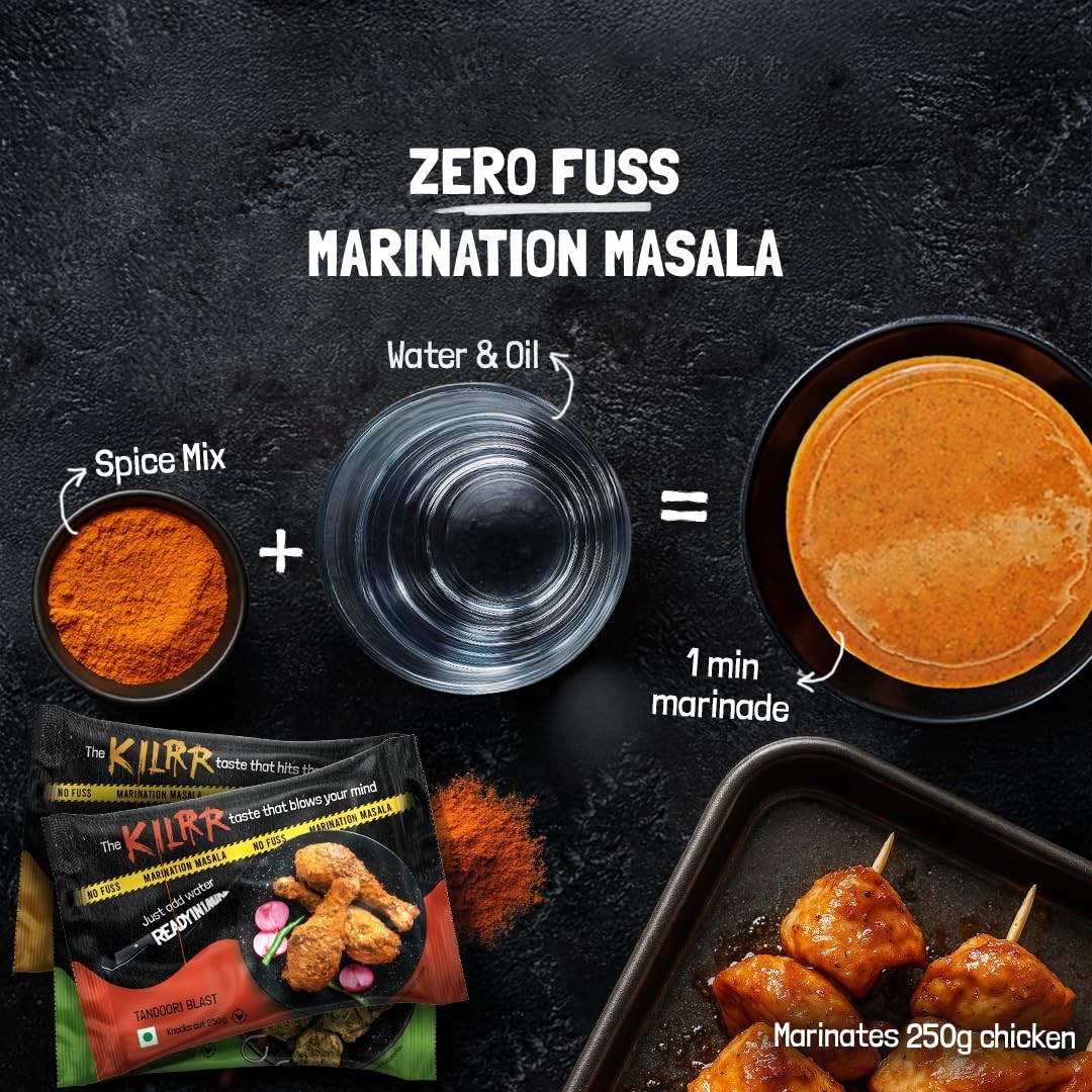 KILRR Chicken Marination Masala Variety Pack of 7 gallery