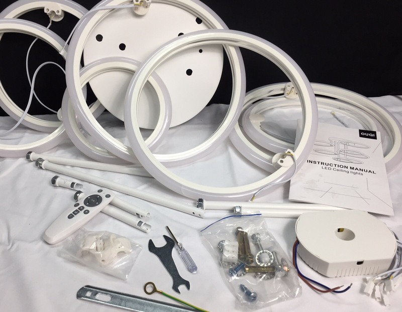 Led Ceiling Light Fixture Stepless Dimming 2700K-7000K Flush Mount with Remote gallery