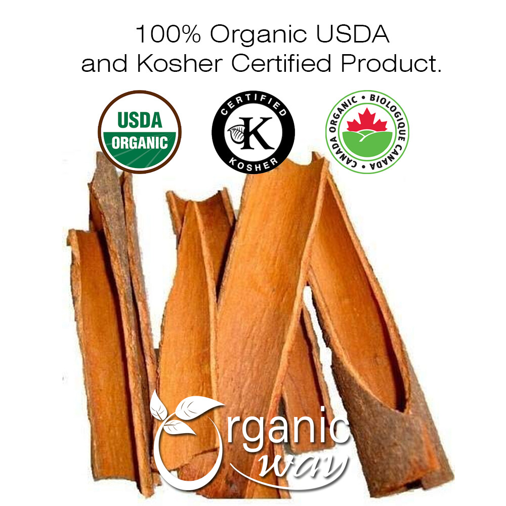 Organic Way True Ceylon Cinnamon Sticks - Organic, Kosher & USDA Certified gallery
