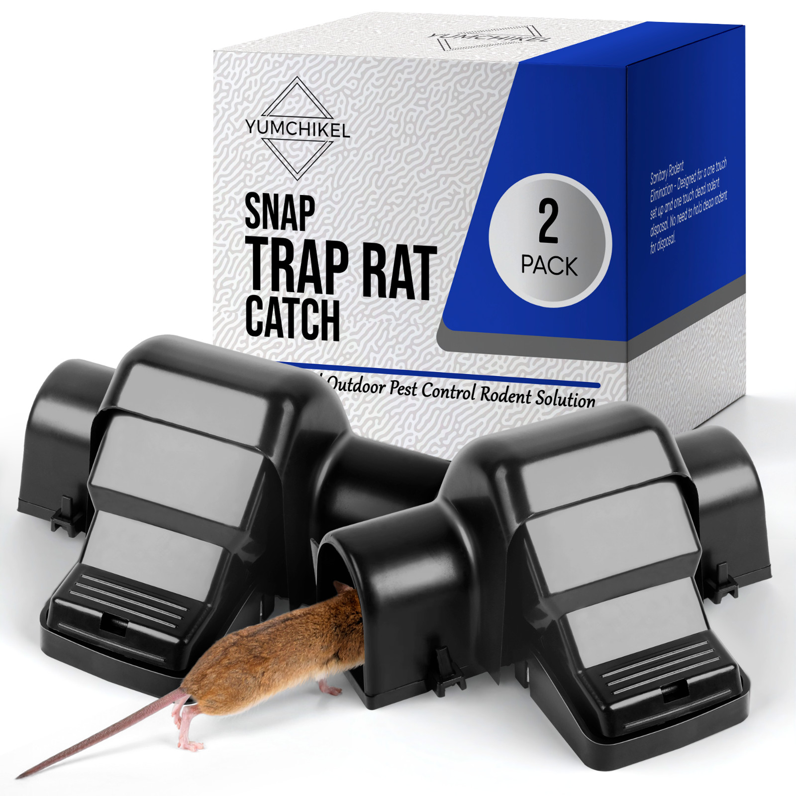 2 Pack Rat Tunnel Trap – Humane Reusable Rodent Catcher for Indoor & Outdoor gallery