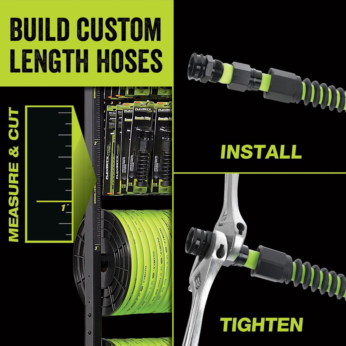 Legacy HFZW58250YW Flexzilla Pro Water Hose 5/8" x 250' ZillaGreen, Bulk on Spoo gallery