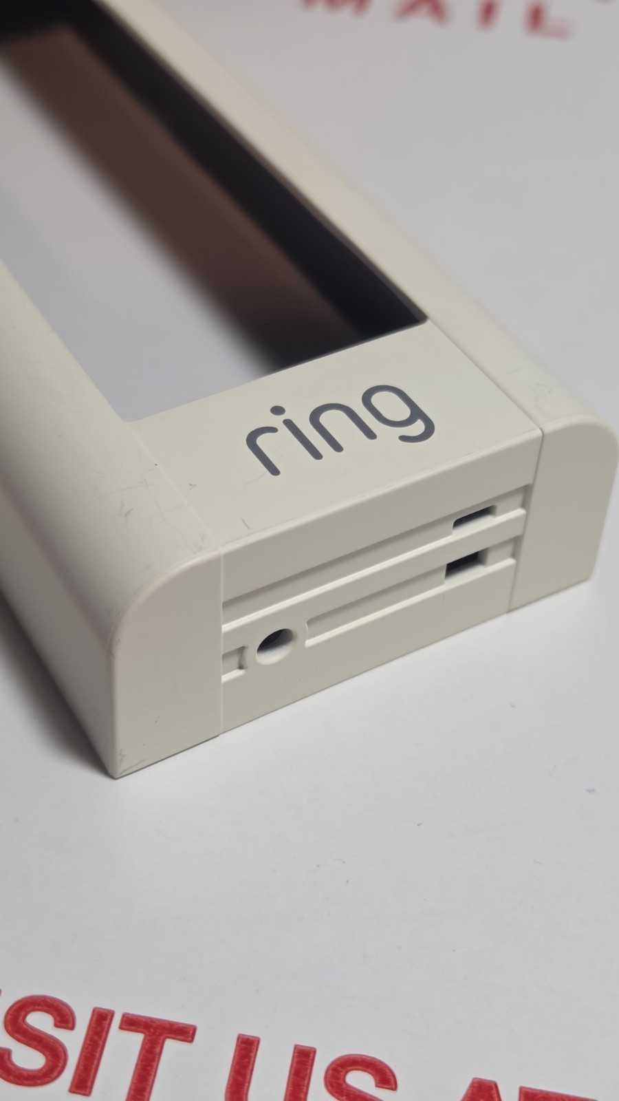 Ring Pro Video Doorbell OEM Factory Cover Face Plate Cream Almond Off White gallery