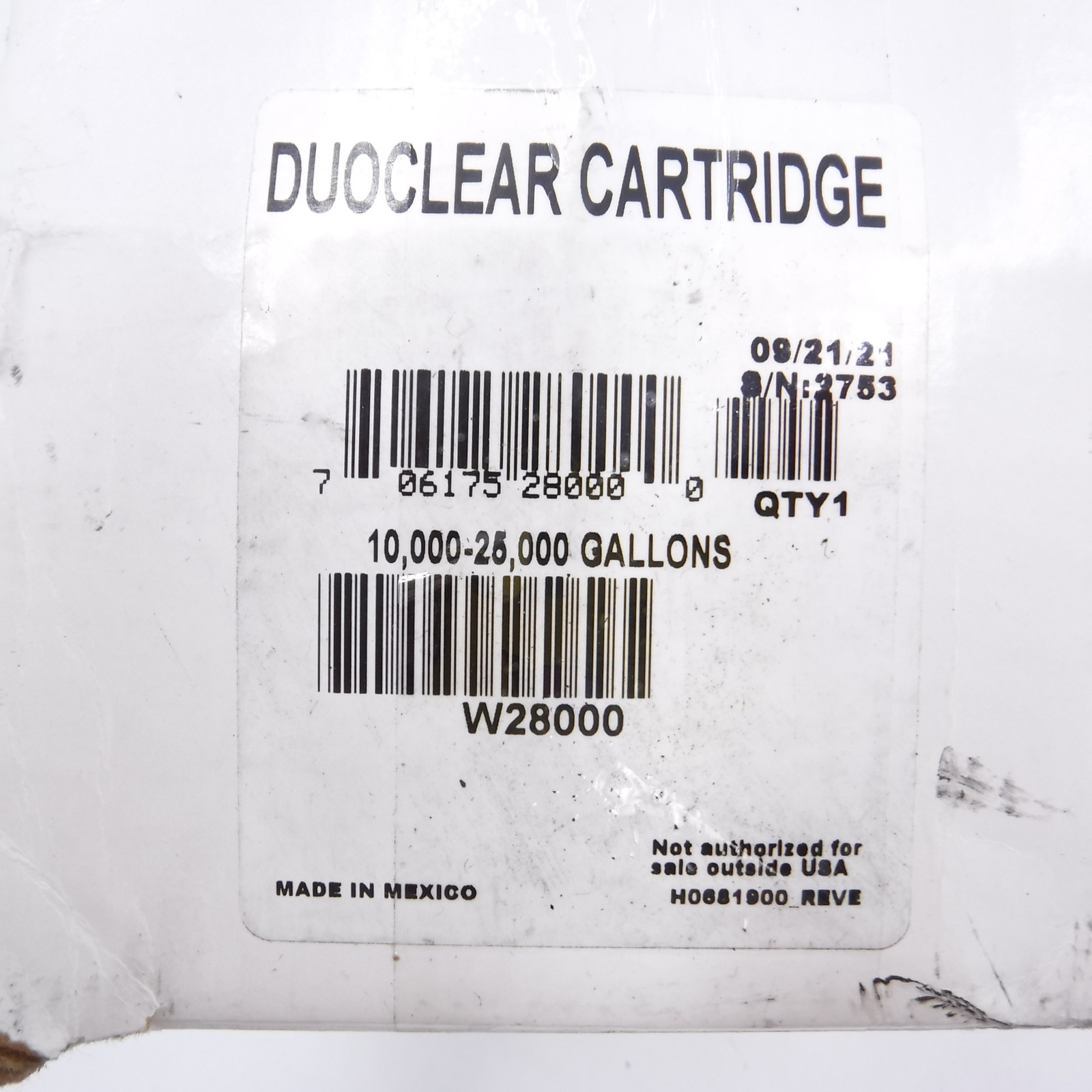 Zodiac Nature2 DuoClear Replacement Mineral Cartridge up to 25,000 Gallons gallery
