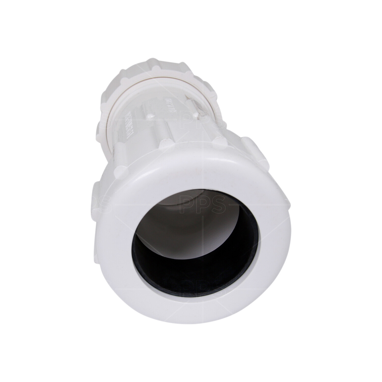 PVC Compression Coupling Pipe Fitting White Plastic Size 1/2" to 4" USA Stock gallery