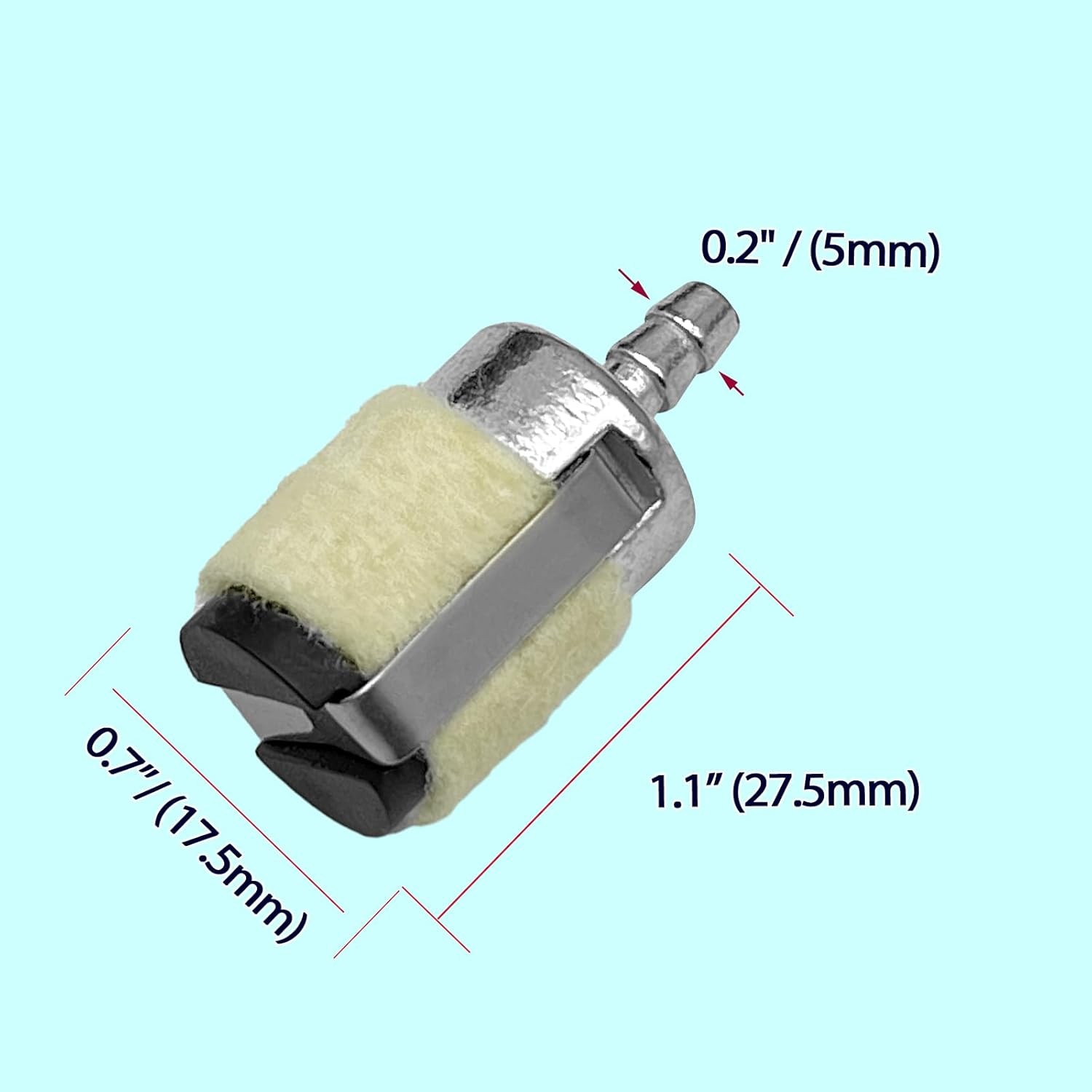 10x Fuel Filter For Echo SRM210 SRM211 SRM225 SRM230 # Walbro 125-528 A369000000 gallery