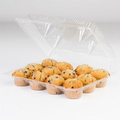 1 Dozen Cupcake Container (12 Compartment), 100 Count