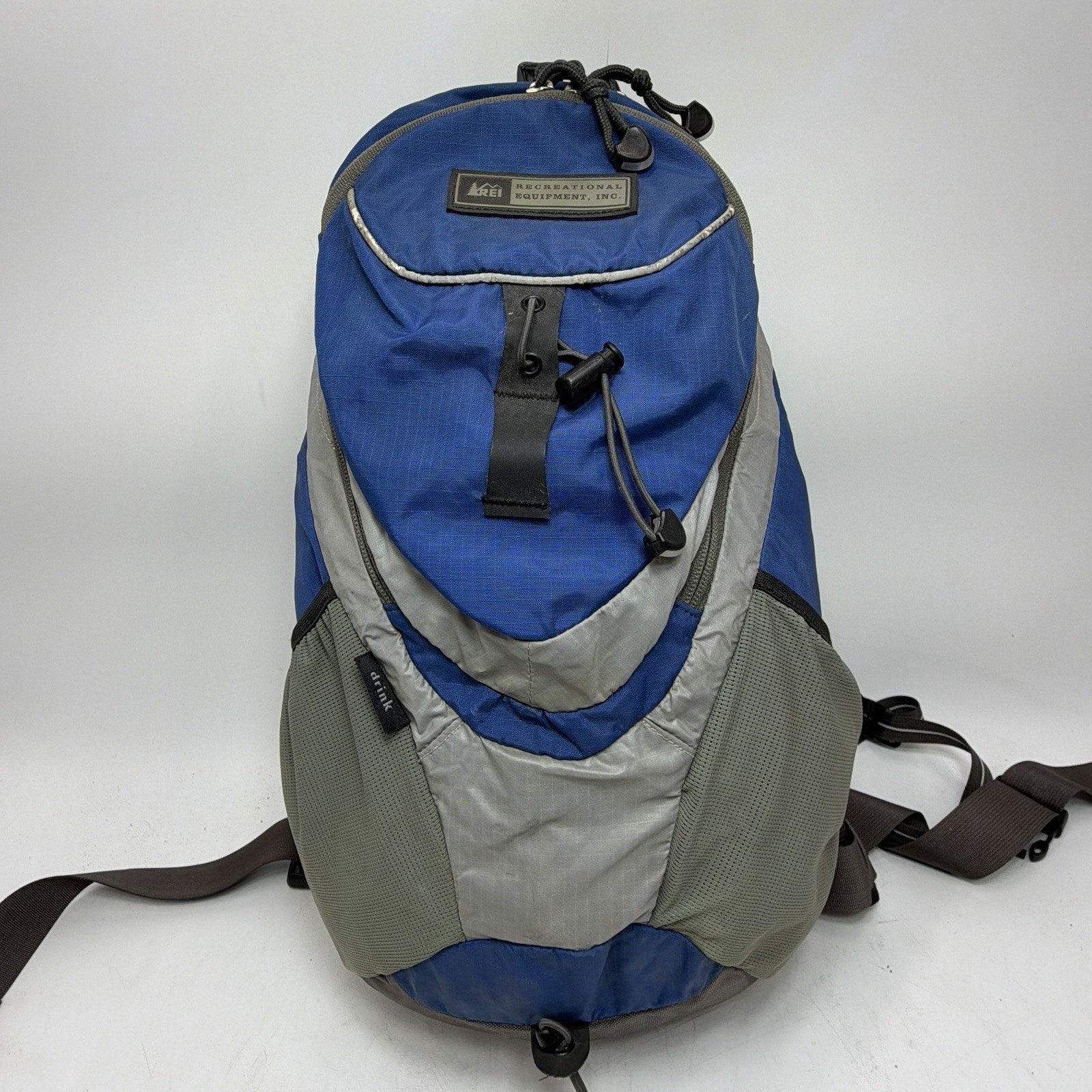 REI Drink Runoff Blue Backpack 18” Compatible With Nalgene Bladder (not Incl)