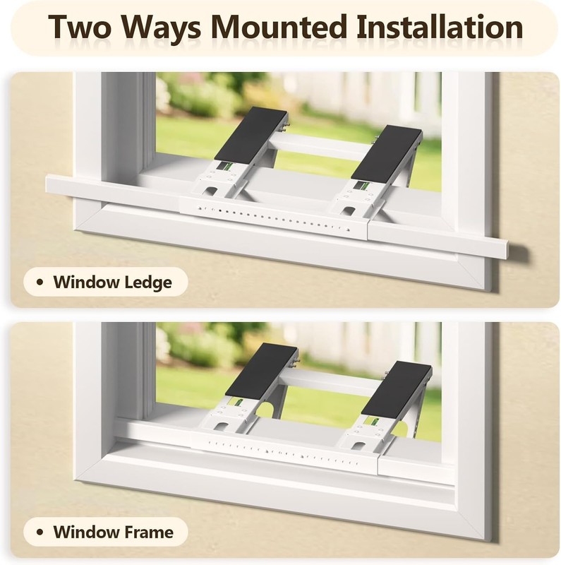 Window AC Bracket Air Conditioner Support Bracket No Drilling Heavy Duty AC B... gallery