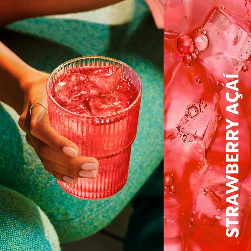 Starbucks Refreshers Concentrate Strawberry Acai, Refreshing Drink, Cold 32fl oz gallery