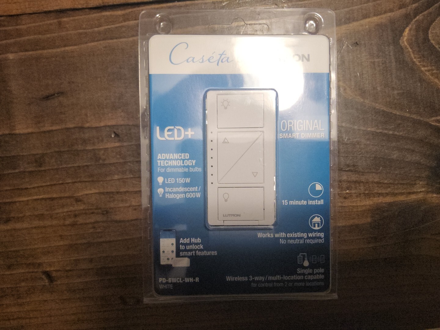 Lutron PD-6WCL-WH-R Lighting Dimmer Switch - White*BRAND NEW*NEVER OPENED* gallery