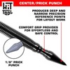2-in-1 Spring Loaded Center Punch - 1/8" and 3/16" Manual Centre Punch for Me... gallery