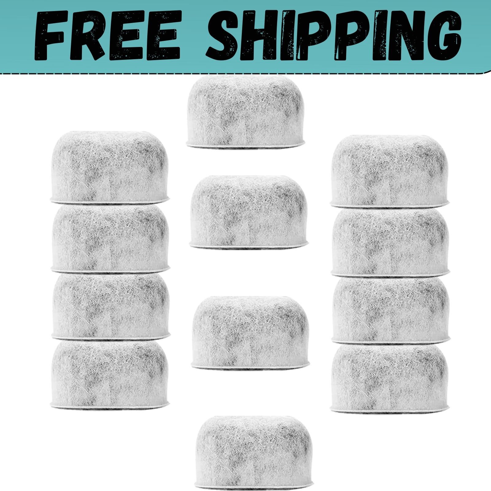 12 Pack Replacement Charcoal Water Filters for All Cuisinart Coffee Machines - C gallery