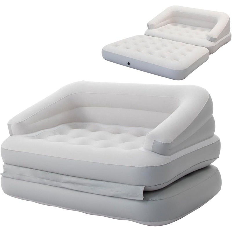 Portable Inflatable Sofa Bed Air Couch Easy Setup Multi-Functional Outdoor Use gallery
