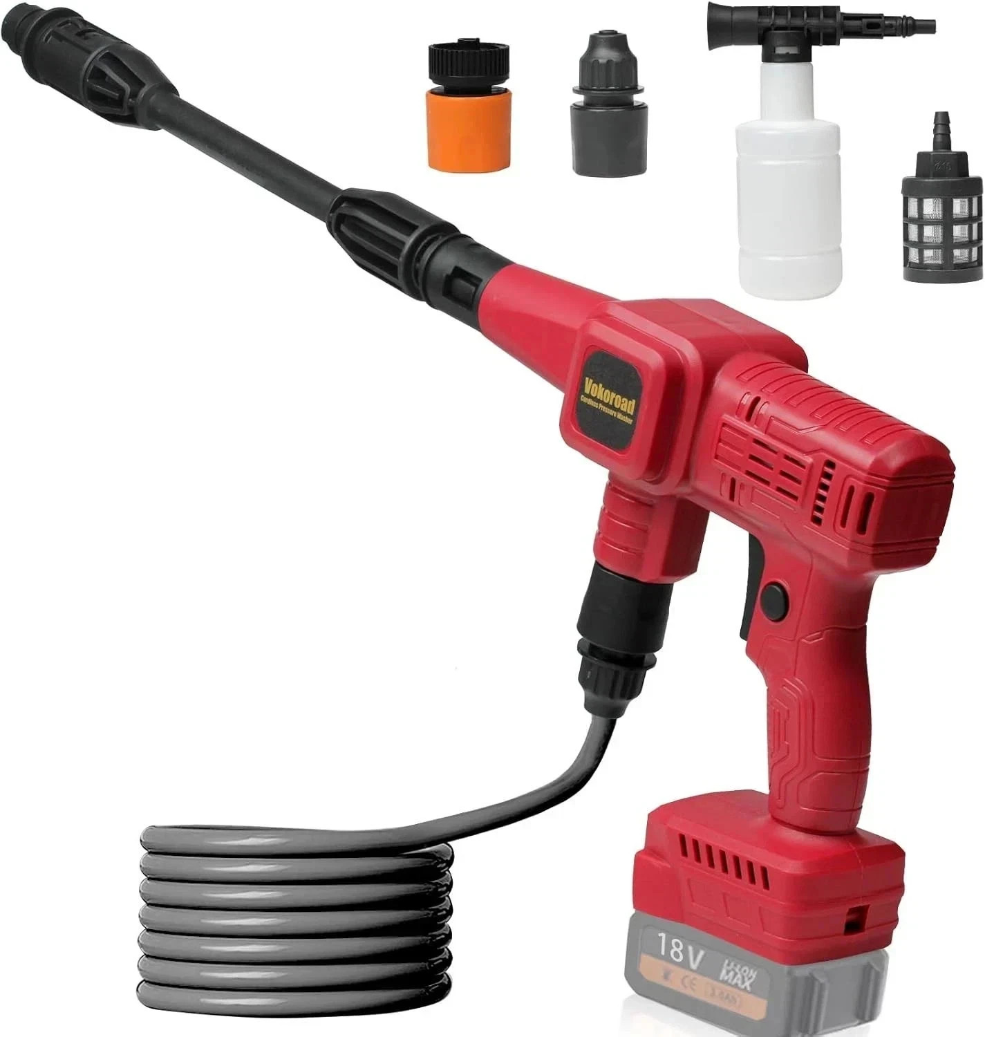 Cordless Pressure Washer for Milwaukee M18 Battery, Portable Cordless Power Wash gallery