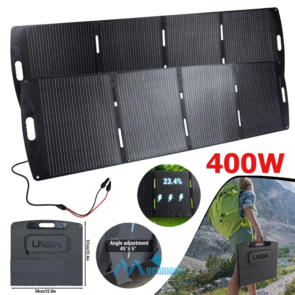 400W 200W Foldable Solar Panel Solar Charger for RV Power Station Camping Hiking gallery