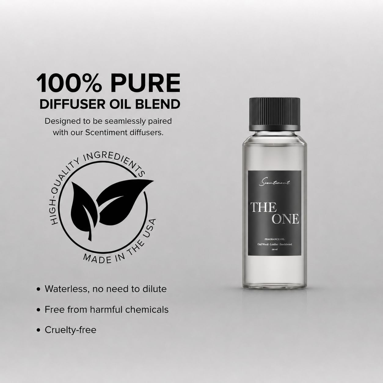 Diffuser Oil Premium Hotel Scent Cardamom Leather Lemon 4.06 fl oz Amber Notes gallery