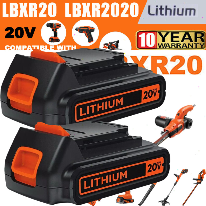2X 3.6Ah Li-ion replacement Battery For Black & Decker LBXR20 LB20 LBX20 LDX120 gallery