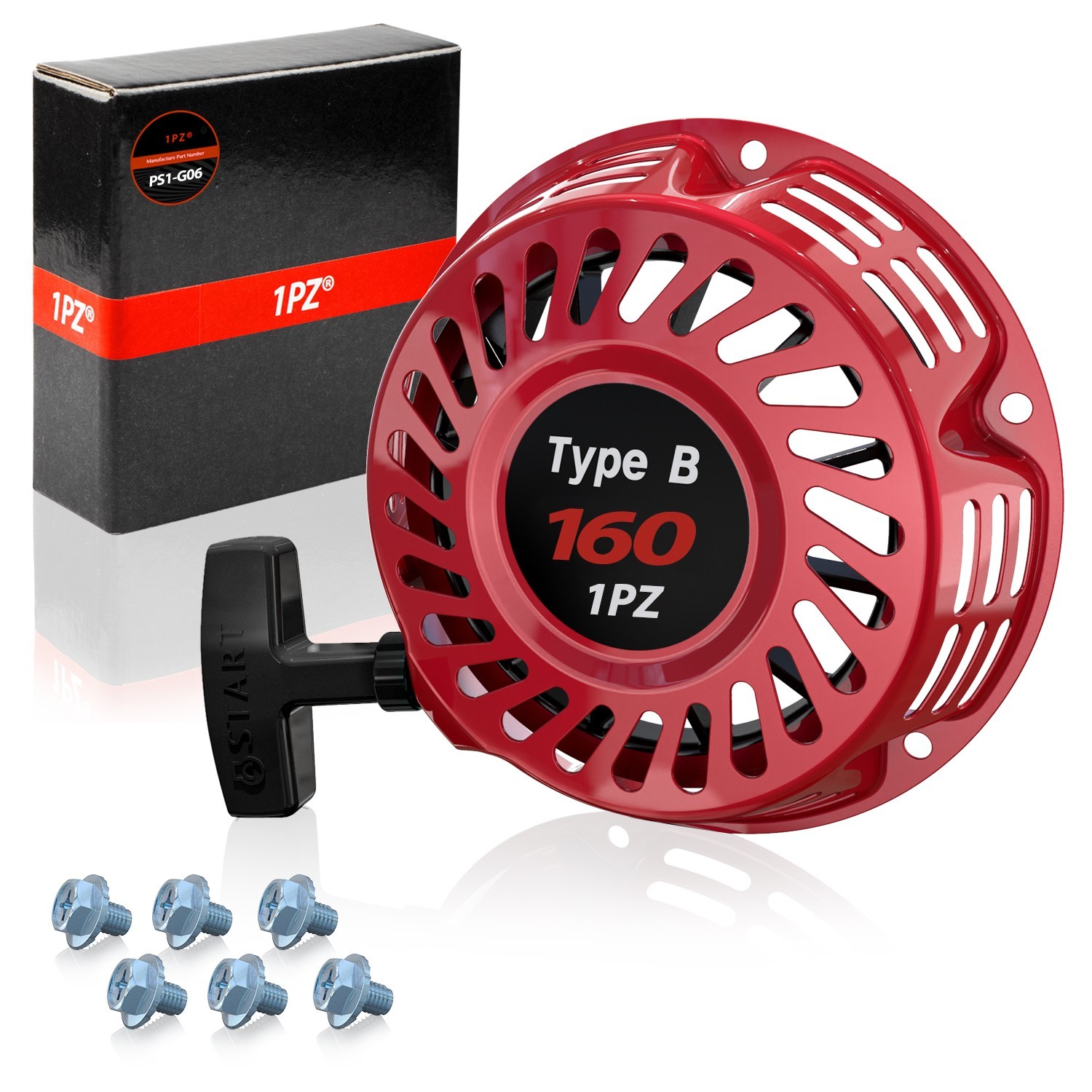 PULL START STARTER RECOIL TYPE B FOR HONDA GX120 GX160 GX200 5.5 6.5HP GENERATOR gallery