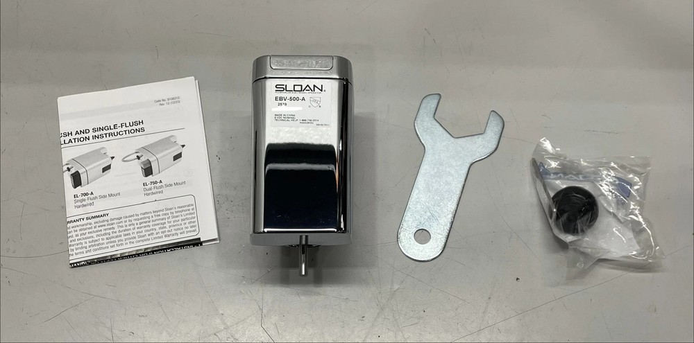 SLOAN EBV500A Electronic Sensor Retrofit 1.6 GPF ADA Compliant Chrome
