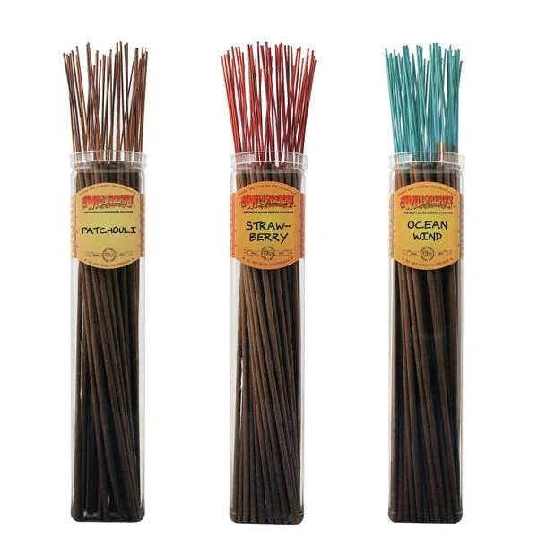 Wild Berry Biggies JUMBO Incense Sticks Air Freshener 19" 50ct Hand Dipped gallery