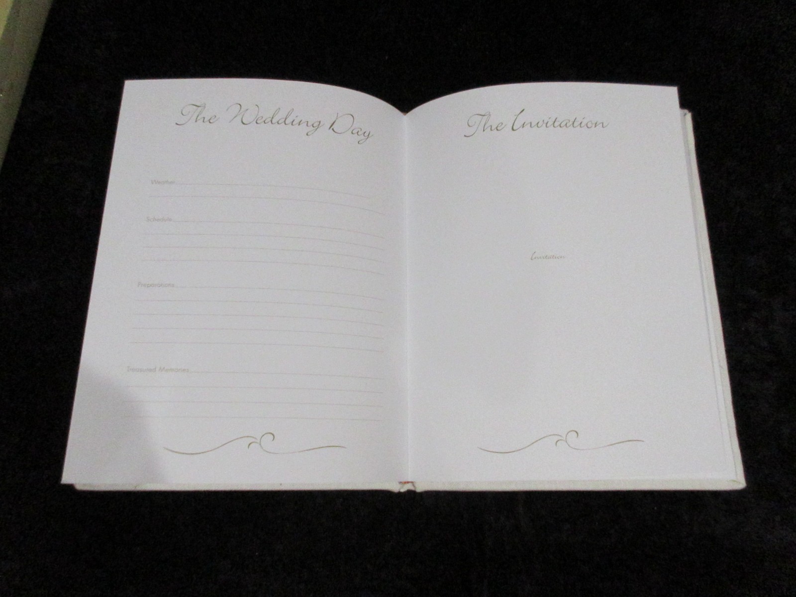New His &Hers Memory Book Happily Ever After Wedding White Embroidered 2010 gallery