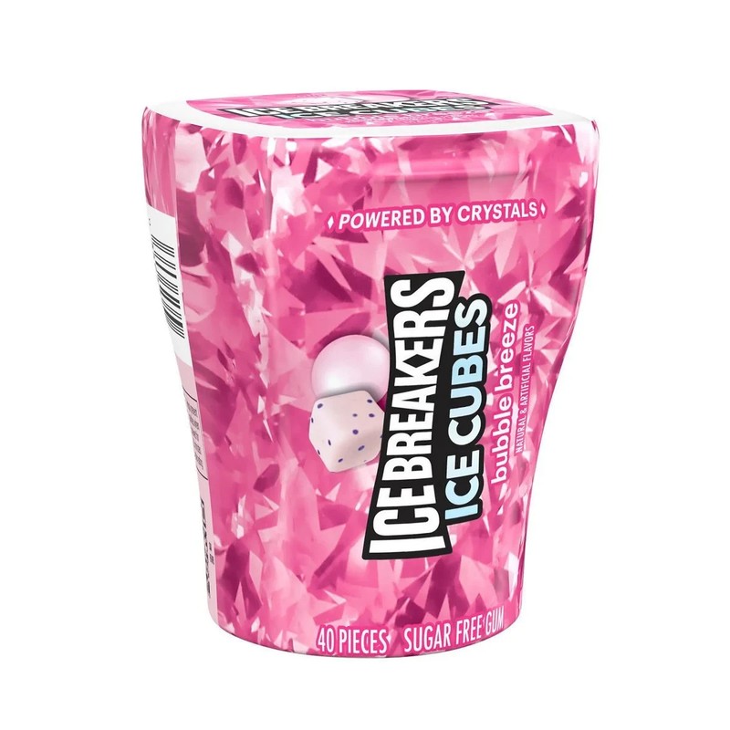 Ice Breakers Ice Cubes Bubble Breeze Sugar Free Gum Xylitol 40 Count (Pack of 4) gallery