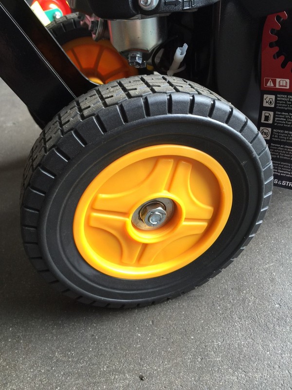 Mclane 8" Plastic Wheel w/double side bearing&tire Assy Rep. Part# 7058-8 gallery