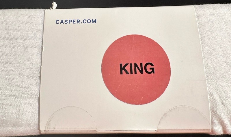 Casper Hyperlite King Sheet Set 100% Lyocell White 200 Thread Count Grid gallery