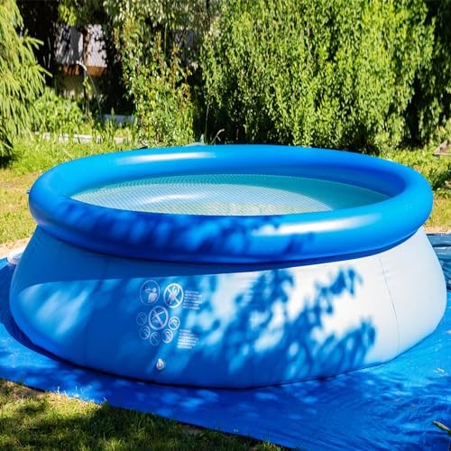 24 x 24 Ft Swimming Pool Ground Cloth Square Swimming Pool Liner Pad for Above gallery