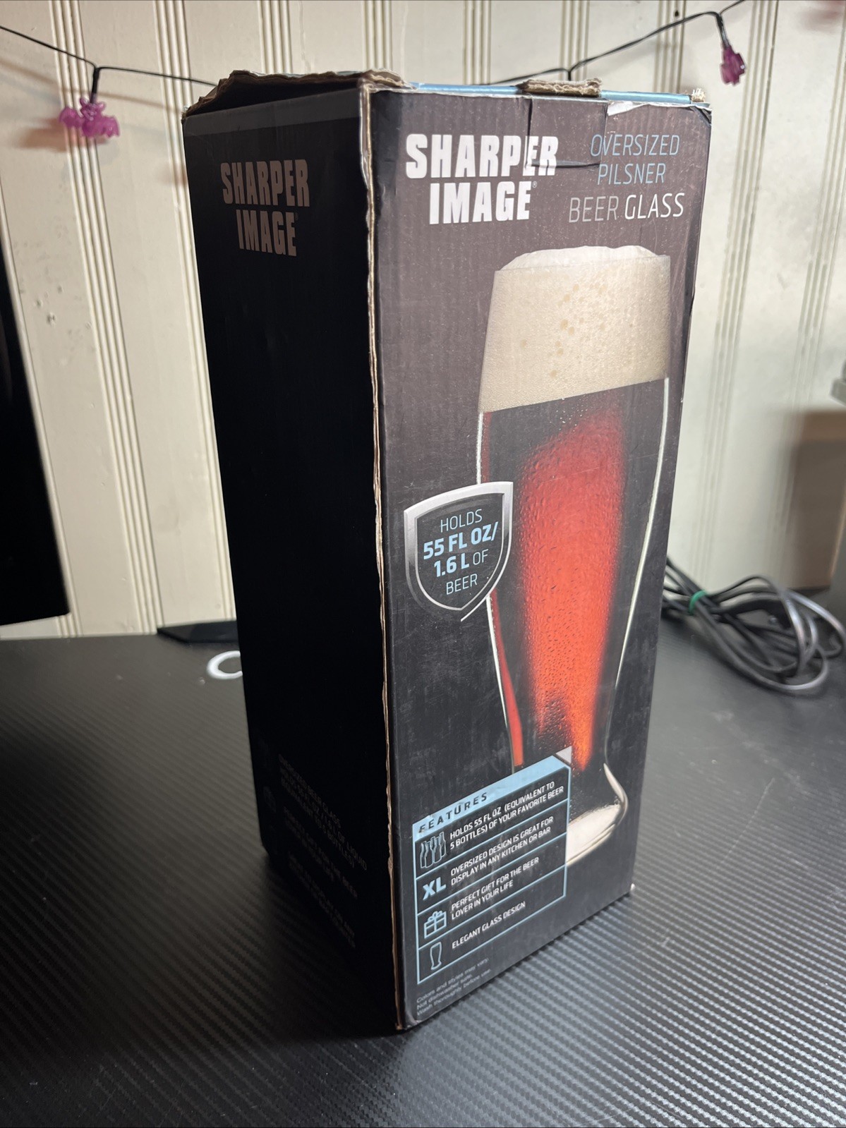 Sharper Image Oversized Pilsner Beer Glass 55 Oz MUG gallery